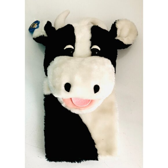 Vintage Dakin Millie the Cow Hand Puppet Plush Original Tag Baby Einstein 1998 - Picture 2 of 7